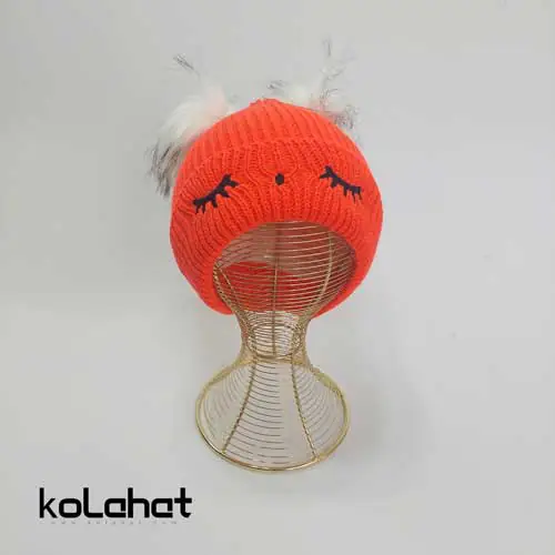 کلاه بافت مژه دخترانه (KLT-T2276)