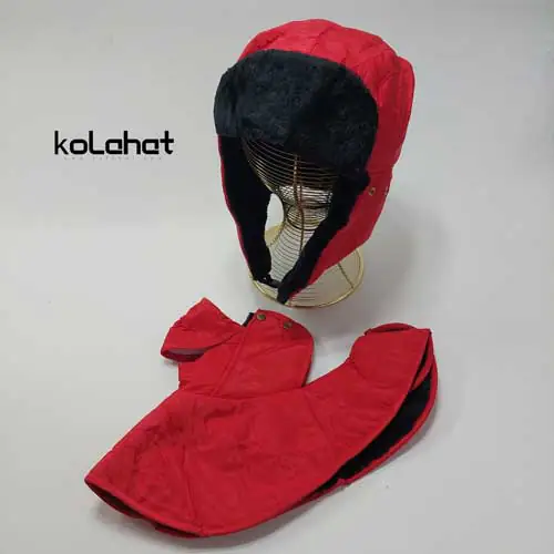 کلاه خلبانی ماسک دار داخل خز (KLT-2260)