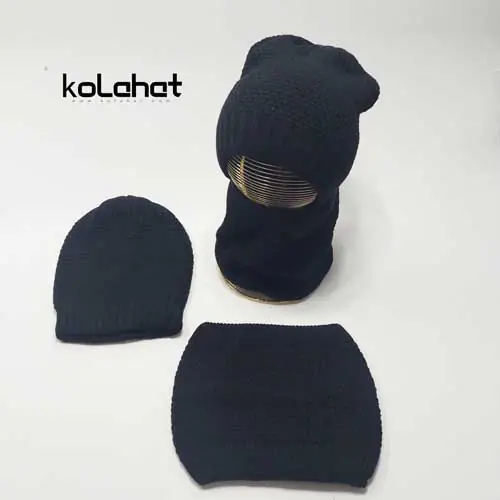 کلاه شال گردن بافت مردانه رینگی - عمده (KLT-2465)
