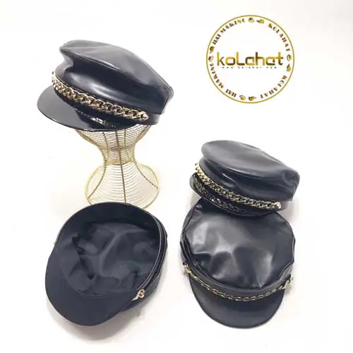 کلاه کاپیتانی زنانه زنجیردار - عمده (KLT-917)