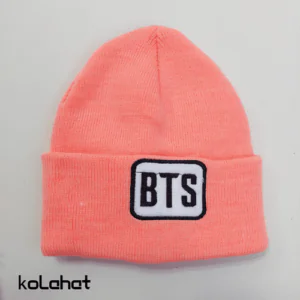 کلاه رنگی بافت طرح BTS - عمده (KLT-O2319)