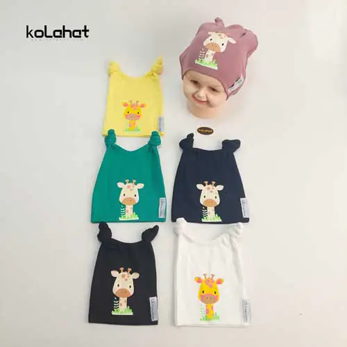 کلاه تریکو بچگانه طرح زرافه - عمده (KLT-2476)