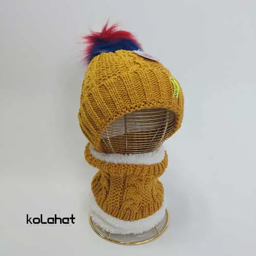 کلاه شال گردن بچگانه داخل خز (KLT-T2363)