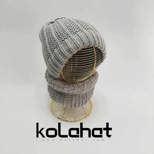 کلاه و شال رینگی مردانه (KLT-T2383)