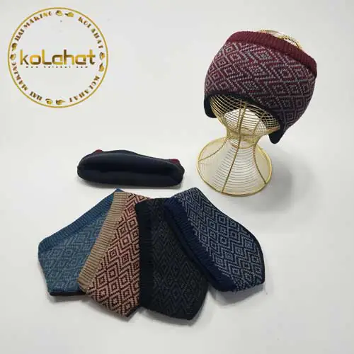 هدبند داخل فوتر طرح سنتی مردانه - عمده (KLT-2603)