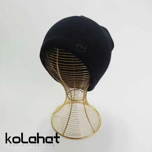 کلاه مشکی مردانه بافت داخل خز