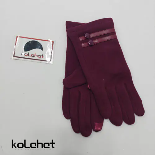 دستکش زنانه داخل خز (KLT-T2564)