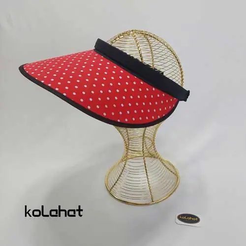 نقاب آفتابگیر خالخالی مدل پشت تلی (KLT-T2673)