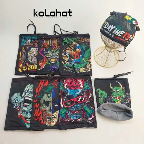 کلاه اسکارف بچگانه داخل خز - عمده (KLT-2734)