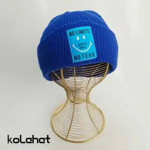 کلاه بافت رنگی طرح لبخند (KLT-T2700)