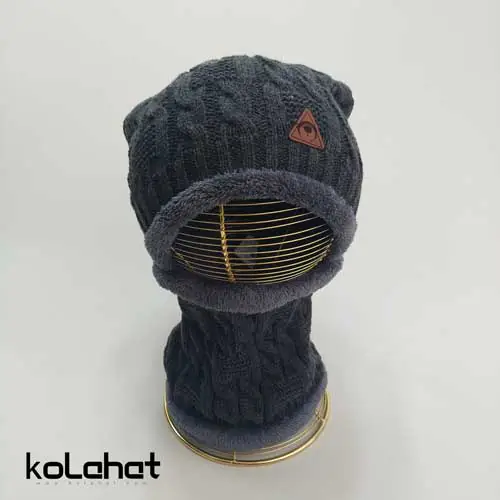 کلاه و شال گردن مردانه داخل خز