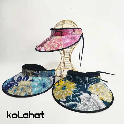 نقاب آفتابگیر گلدار - عمده (KLT-2793)