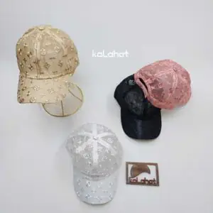 کلاه نقابدار زنانه توری وارداتی - عمده (KLT-2868)