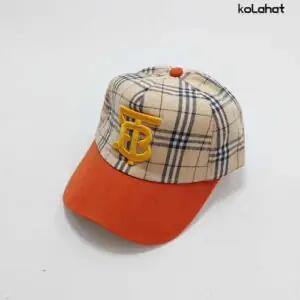 کلاه بچگانه کتان چهارخانه - عمده (KLT-2934)