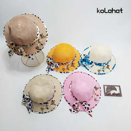 کلاه ساحلی پفکی دخترانه - عمده (KLT-2849)