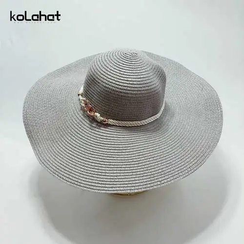 کلاه ساحلی زنانه کنفی اصلی (KLT-T2845)