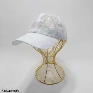 کلاه نقابدار توری پولکی وارداتی - عمده (KLT-2837)