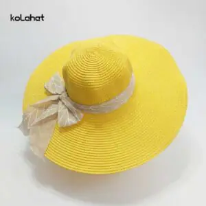 کلاه ساحلی زنانه کنفی وارداتی - عمده (KLT-2844)