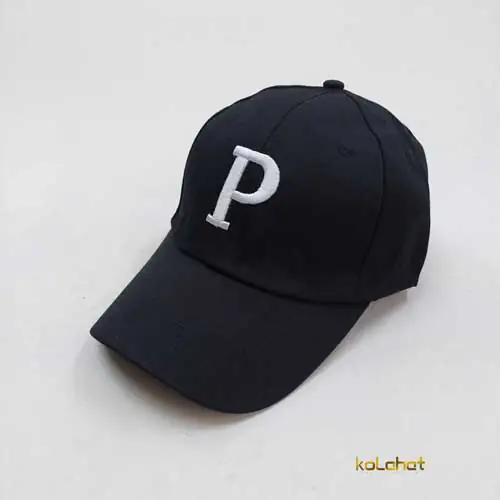 کلاه بیسبالی طرح P کتان (KLT-T3063)