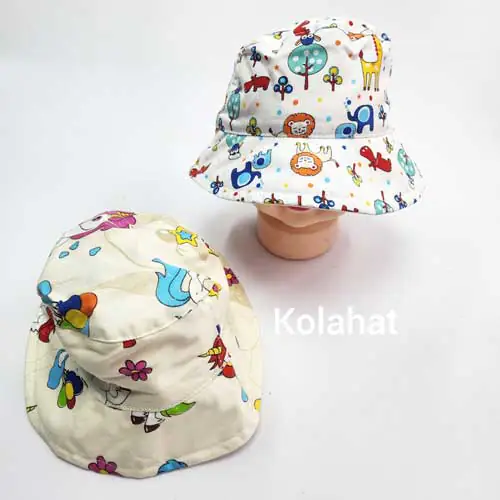 کلاه ماهیگیری نقلی نوزادی - عمده (KLT-3161)