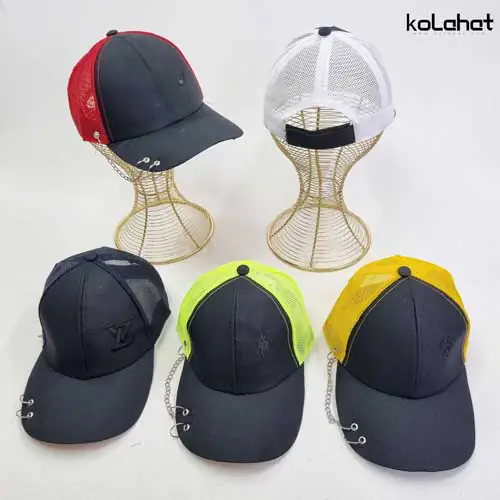 کلاه بیسبالی پشت توری زنجیری - عمده (KLT-3092)