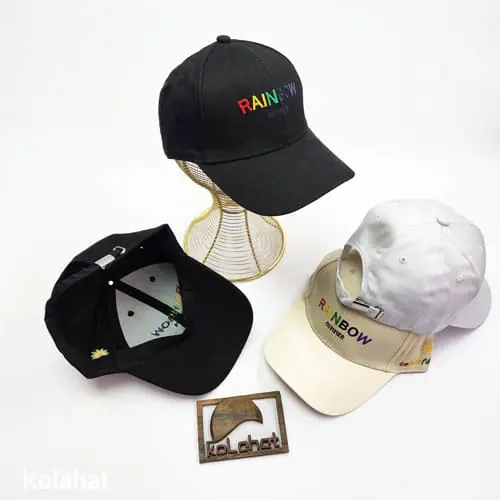 کلاه کتان اصلی طرح RAINBOW - عمده (KLT-3181)