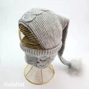 کلاه و شال گردن شیپوری بچگانه - عمده (KLT-3317)
