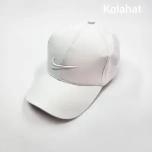 کلاه کتان اصلی سفید نایک - عمده (KLT-3358)