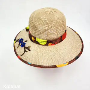کلاه ساحلی زنانه پفکی - عمده (KLT-3348)
