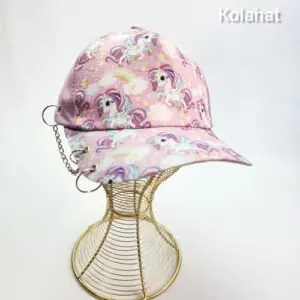 کلاه دخترانه زنجیری طرح دار - عمده (KLT-3388)
