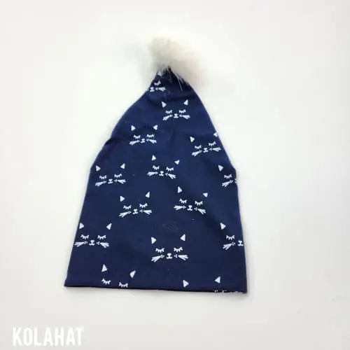 کلاه شیطونی تریکو طرح گربه (KLT-T3465)