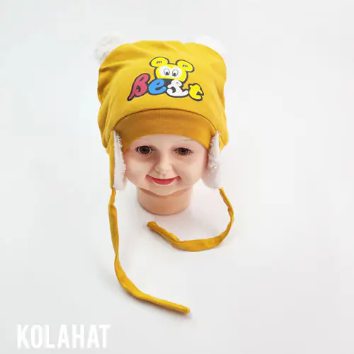 کلاه بچگانه تریکو گوش دار طرح خرگوش (KLT-T3467)