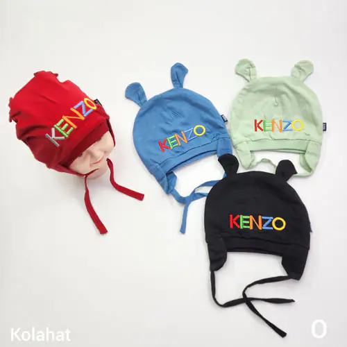 کلاه بچگانه تریکو طرح KENZO - عمده (KLT-3555)