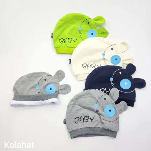 کلاه تریکوی نوزادی طرح baby - عمده (KLT-3557)
