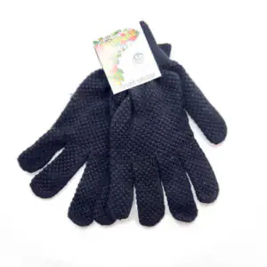 دستکش جودون مشکی مردانه - عمده (KLT-3505)