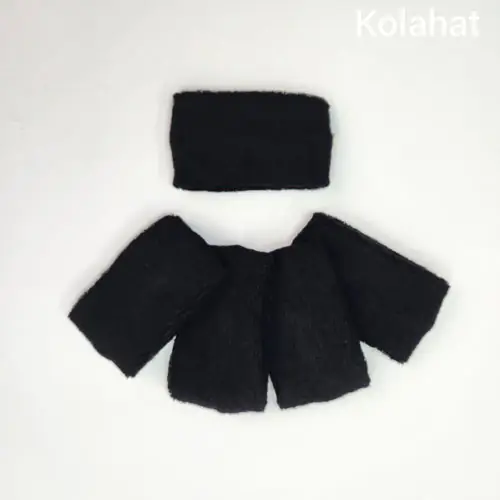 هدبند حوله ای مشکی - عمده (KLT-3588)