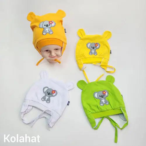 کلاه تریکوی بچگانه گوشدار - عمده (KLT-3543)