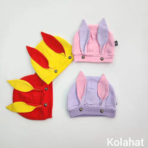 کلاه گوشدار بچگانه تریکو - عمده (KLT-3546)