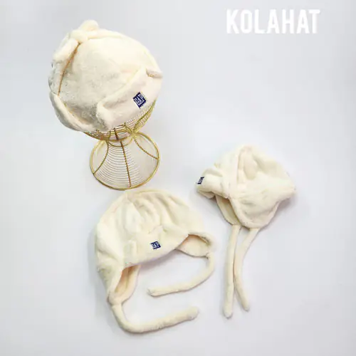 کلاه بچگانه تدی پاپیون دار - عمده (KLT-3498)