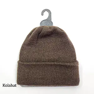 کلاه بافت مردانه ساده رنگی